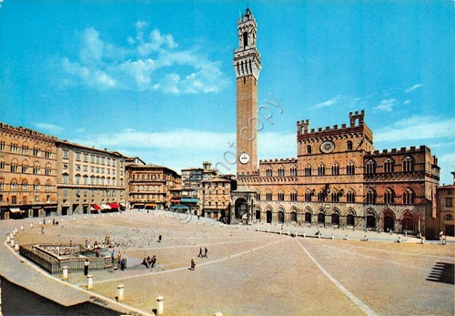 Cartolina Siena Piazza del Campo