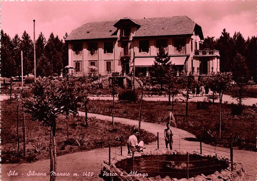 Cartolina Sila Silvana Mansio Parco Albergo 1951