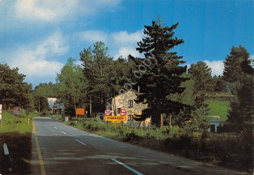 Cartolina Sila Villaggio Racise strada provinciale anni '80