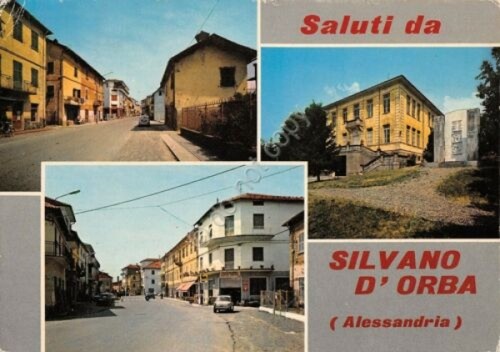 Cartolina Silvano D' Orba vedute (Alessandria)