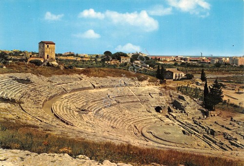 Cartolina Siracusa Teatro Greco