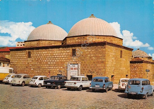 Cartolina Skopje Umjetnicka galerija Daut pasin amam anni '80