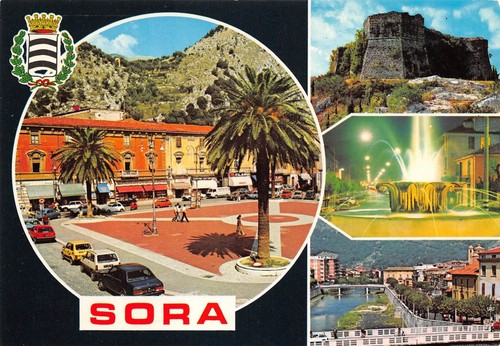 Cartolina Sora Vedutine (Frosinone)