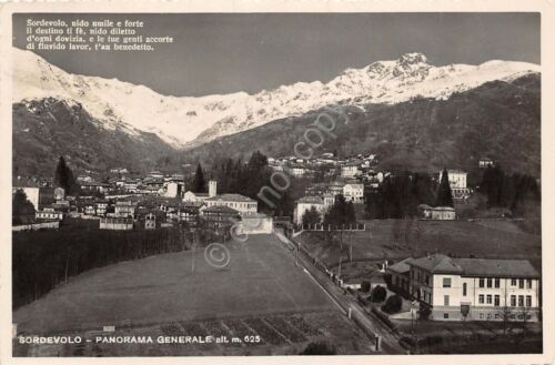 Cartolina Sordevolo Panorama 1949 (Biella)