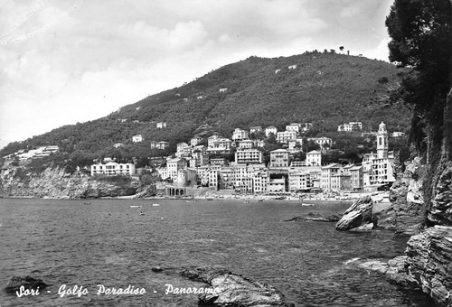 Cartolina Sori Panorama 1968