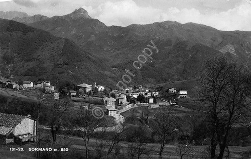 Cartolina Sormano Panorama 1951