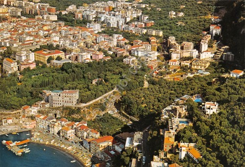 Cartolina Sorrento Marina dei Pescatori veduta aerea case spiaggia anni …