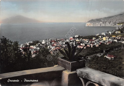 Cartolina Sorrento Panorama 1955 (Napoli)