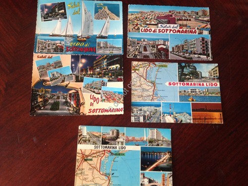 Cartolina Sottomarina Vedutine Lotto di 5 cartoline (Venezia)