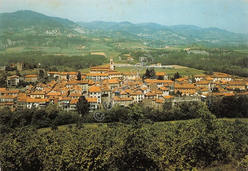 Cartolina Spigno Monferrato panorama 1987