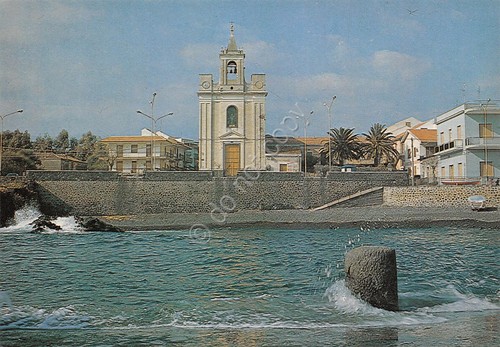 Cartolina Stazzo vista dal mare Anni '70