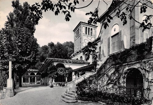 Cartolina Suna di Verbania Colonie Ettore Motta Gruppo Edison 1955