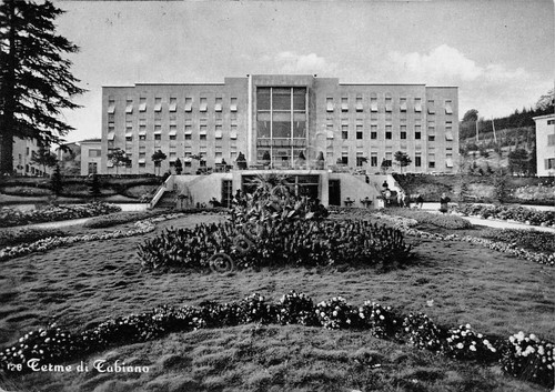 Cartolina Tabiano terme 1964 (Parma)
