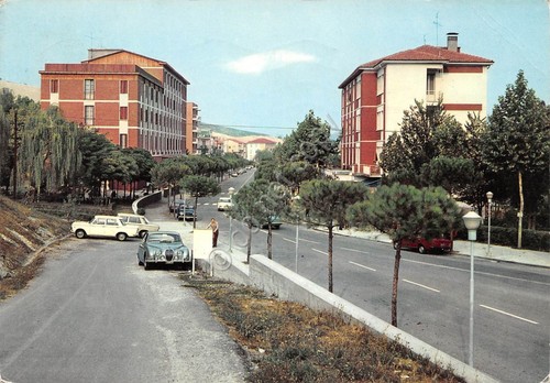 Cartolina Tabiano Terme Albergo Verdi e Le Terrazze grinze angolo