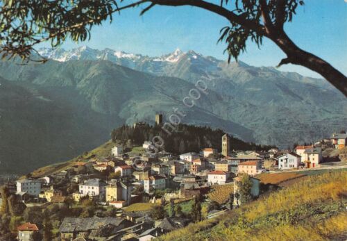 Cartolina Teglio Panorama 1984 (Sondrio)