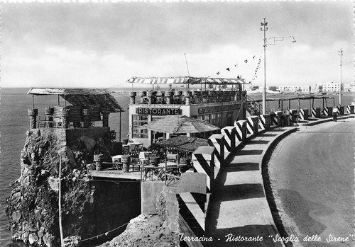 Cartolina Terracina Ristorante Scoglio delle Sirene