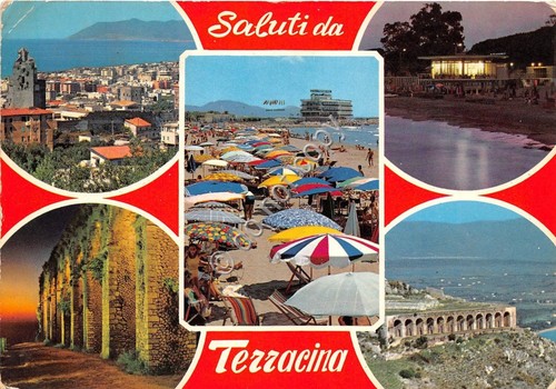 Cartolina Terracina saluti da vedutine (Altre tematiche)
