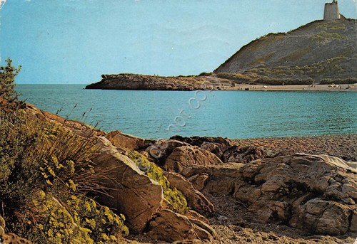 Cartolina Teulada Torre di Chia Bithia 1982