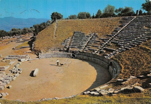Cartolina Tindari Teatro Greco animata (Messina)
