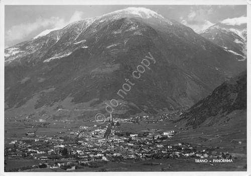 Cartolina Tirano Panorama 1943