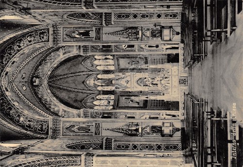 Cartolina Tombetta Santuario Basilica di S. Teresa interno