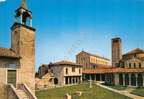 Cartolina Torcello Chiesa di San Fosca (Venezia)