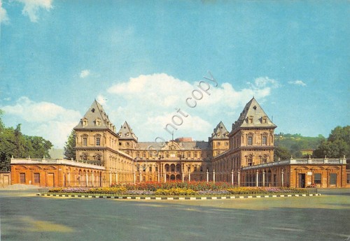 Cartolina Torino Castello del Valentino Centenario Unità Italia 1961