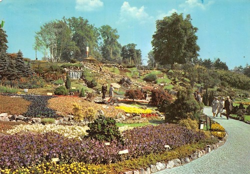 Cartolina Torino Fiori del Mondo 1961 animata