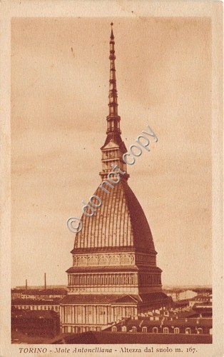 Cartolina Torino Mole Antonelliana