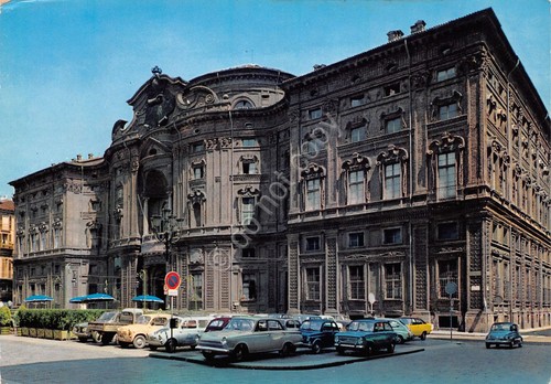 Cartolina Torino Palazzo Carignano ed SACAT