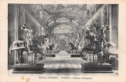Cartolina Torino Reale Armeria Galleria Beaumont
