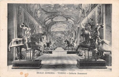 Cartolina Torino Reale Armeria Galleria Beaumont