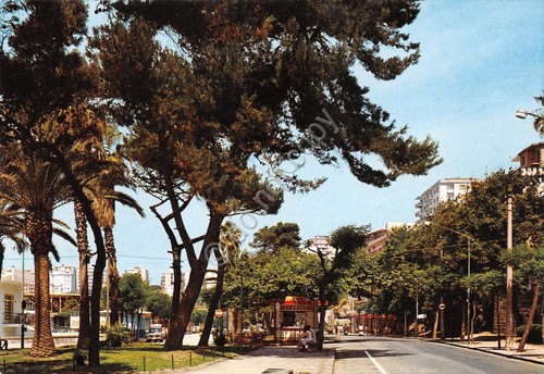 Cartolina Torre Annunziata Lido Azzurro giardini chiosco gelati strada anni …