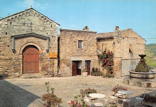 Cartolina Torre di Palme Piazza Risorgimento