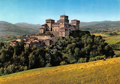 Cartolina Torrechiara parma il Castello