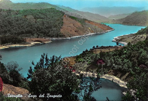 Cartolina Torriglia Lago del Brugneto