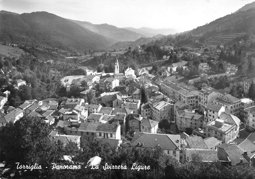 Cartolina Torriglia Panorama 1962