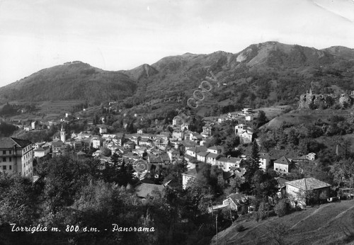 Cartolina Torriglia panorama 1966