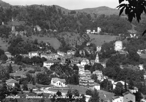 Cartolina Torriglia panorama anni '60