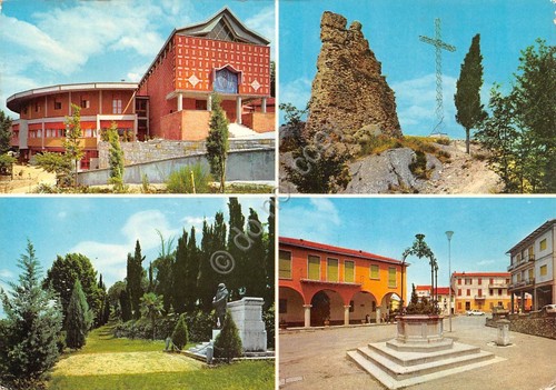 Cartolina Tossignano 1981 4 vedute