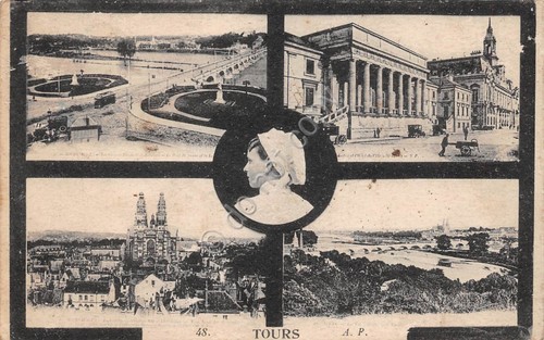 Cartolina Tours Vedutine