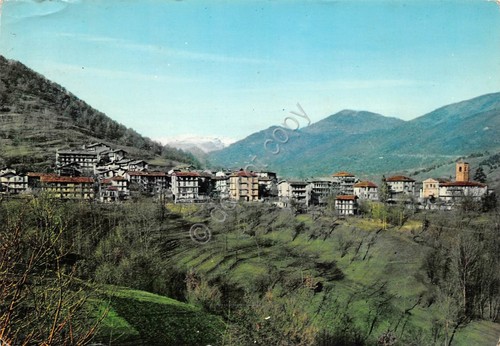 Cartolina Traves Frazione Villa Panorama 1973 piega a sin