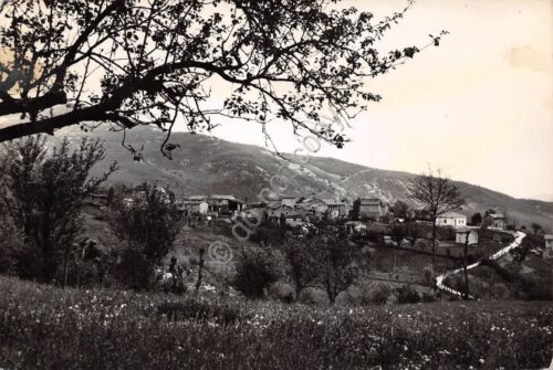 Cartolina Tre Rii Parma panorama 1960 macchia