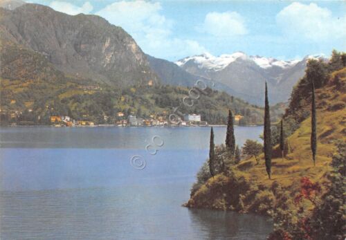 Cartolina Tremezzina Lago di Como 1964 panorama dal lago