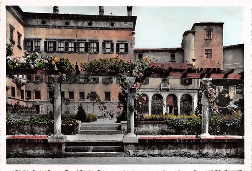 Cartolina Trento Castello Buon Consiglio Giardino