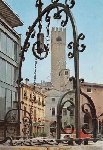Cartolina Treviso Piazza San Vito anni '70