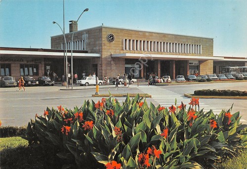 Cartolina Treviso Stazione Ferroviaria anni '70