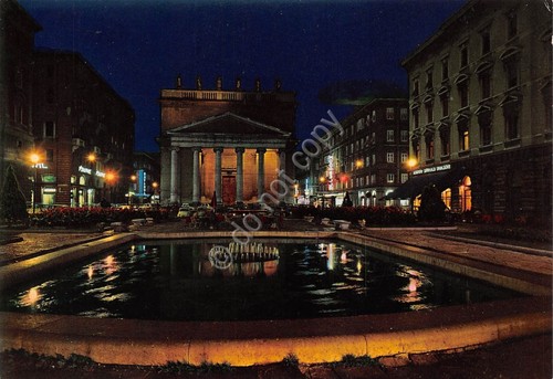 Cartolina Trieste Chiesa S. Antonio Nuovo Notturno