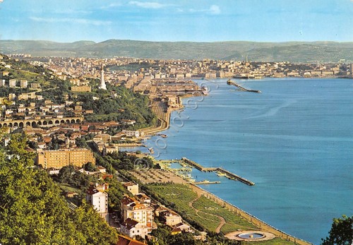 Cartolina Trieste Panorama 1965