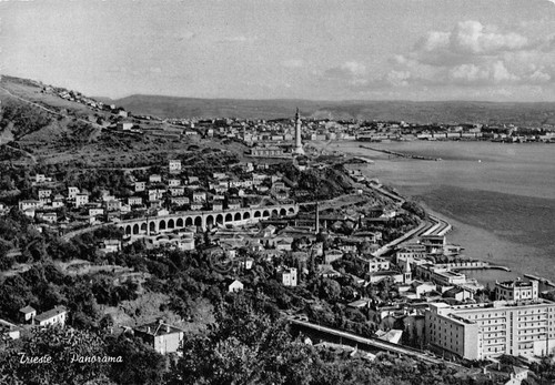 Cartolina Trieste Panorama anni '50
